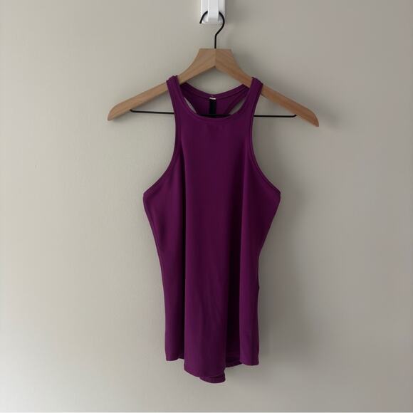 Lululemon Simply Bare Tank in Aurora / Black Nulu Racerback Top Yoga Athletic - Picture 3 of 9